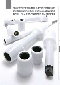 SOCKETS WITH TURNABLE PLASTIC PROTECTORS