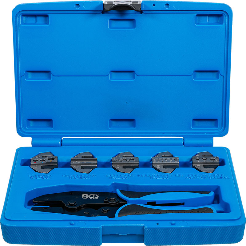 PINZE A CRIMPARE, PER CAPICORDA 0,25 - 10 MM²,CON ASSORTIMENTO DI TERM PINZE A CRIMPARE, PER CAPICORDA 0,25 - 10 MM²,CON ASSORTIMENTO DI TERM
