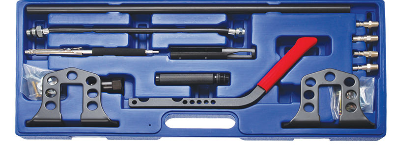 20mm Kit di riparazione set di utensili per compressori a molla morsetti per valvole 8 pezzi con 3 adattatori per valvole 34mm Qiilu Auto Attrezzi per molla valvola compressore 26mm 