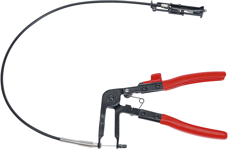 Pinze per Fascette stringitubo autobloccanti in Metallo per Uso Professionale Pinze per refrigerante Carburante Clip per Tubo Curvo con Gola Rigata Strumenti di Riparazione per Auto 