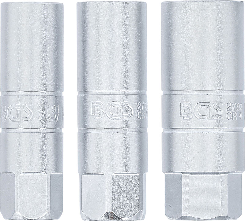 BGS 2464 Bussola Per Candele Esagonale 18 Mm – Forgiata, Cromata, Per Sostituzione Candele Motore