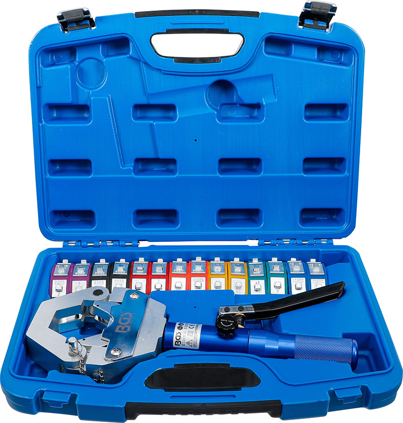 Kit Crimpatura Per Pannelli Solari: Pinza Per Cavi 2.5/4/6mm², 6 Connettori E Chiavi, Custodia Inclusa