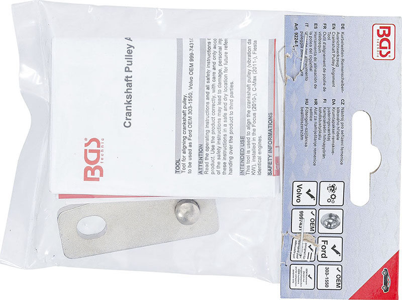 Kit Di Messa In Fase Motore Per EcoBoost 1.6 – Strumento Allineamento Puleggia Albero Motore 303-1550, Compatibile Con Ford Focus, C-Max, Galaxy, Kuga, S-Max
