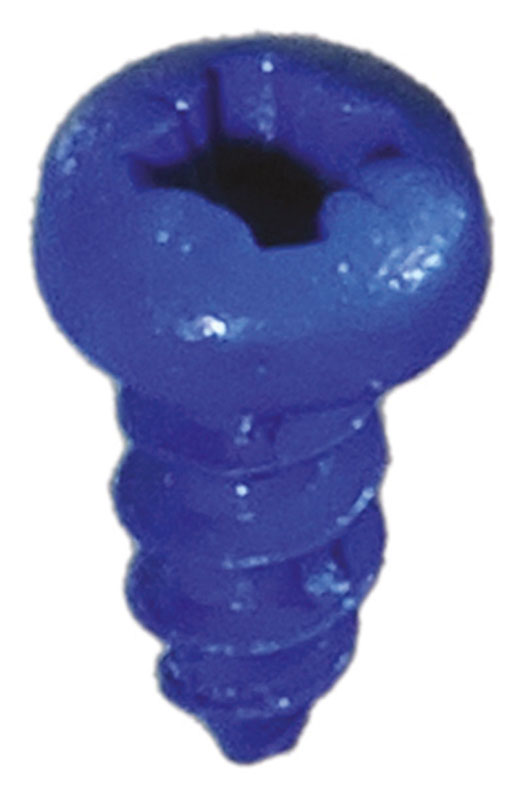 Vite Fissaggio Targa Autofilettante Con Testa Larga A Croce Colore Bianco 42 X 17 Mm