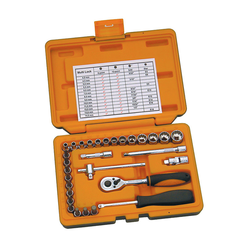 Coffret à Cliquets 14 Pièces 1/2″ – PASTORINO EXPERT E032938, Neuf !